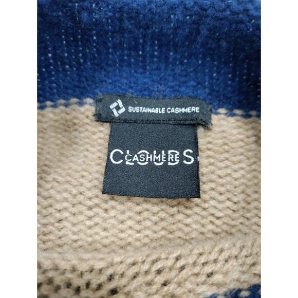 Clouds Cashmere Dolman Sleeve Knit Pullover Sweater Beige Women's Size Large - Picture 12 of 14